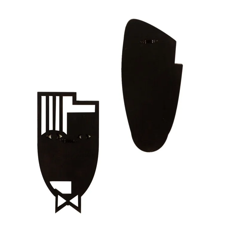 Rachelce Mask Wooden Wall Accent - Set of Two media 5