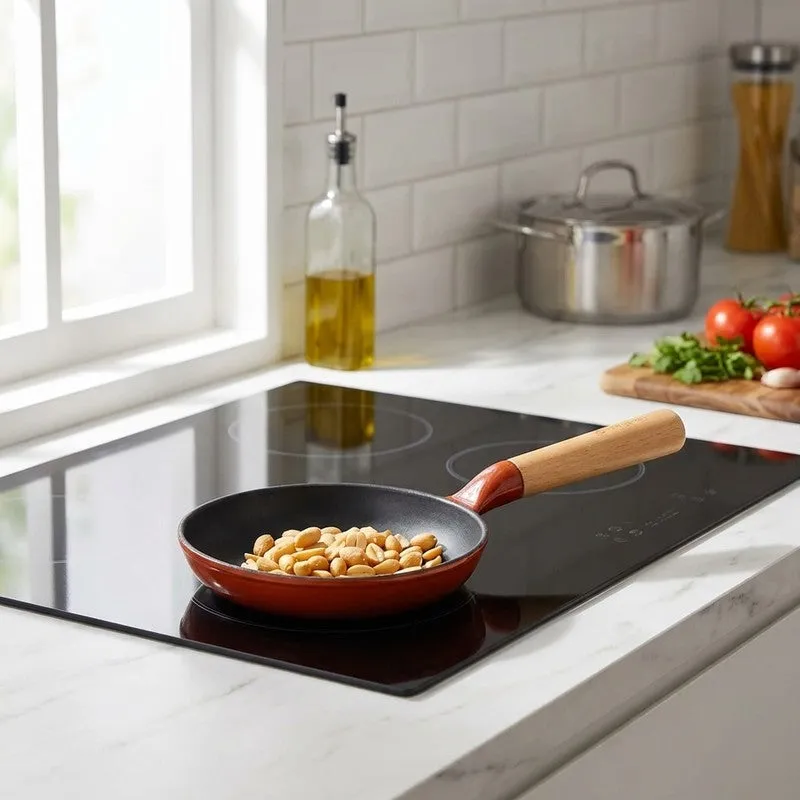 Cumin Co Enamel Cast Iron Frying Pan (Rust) - 750 mL media 1