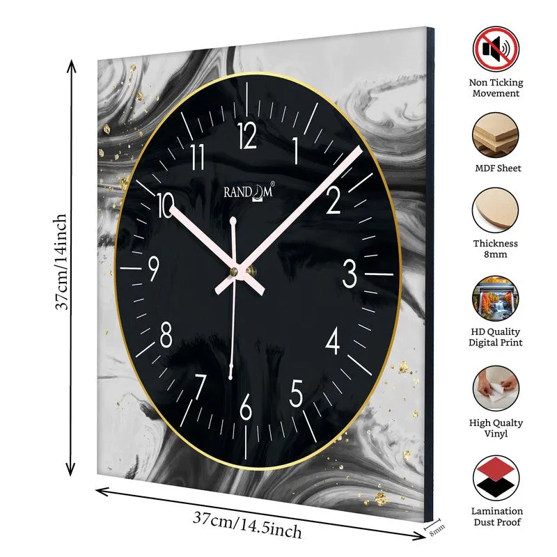 Calira Analog Wall Clock - Black media 8