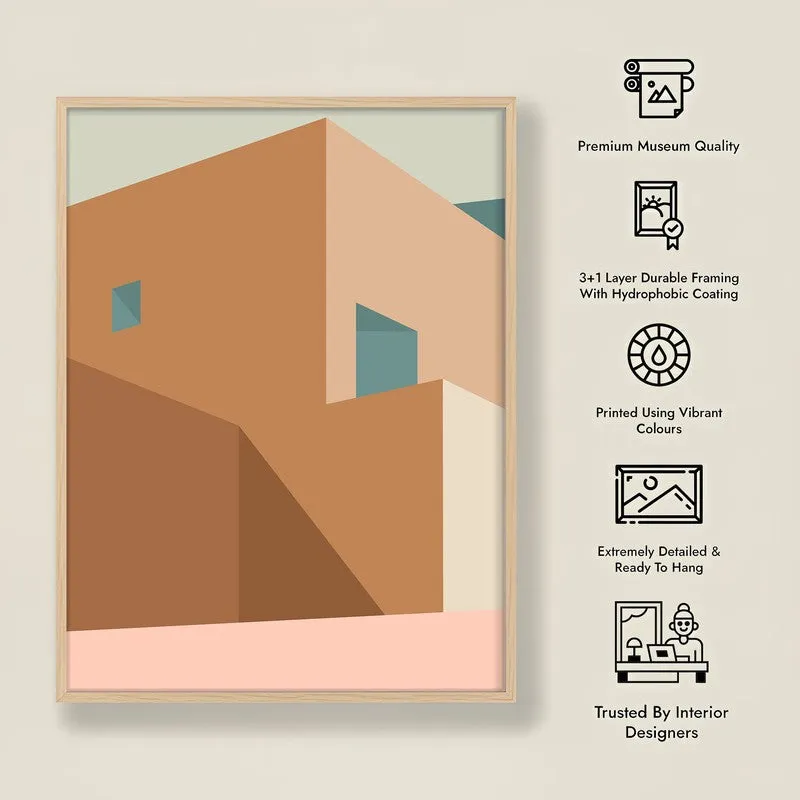 Serenity Nova Archival Canvas Wall Art - Natural Brown Frame media 8