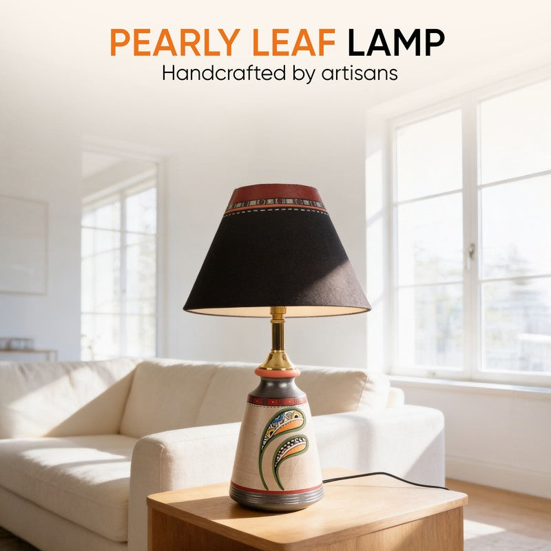 Suri Terracotta Fabric Table Lamp - Multicolor media 4