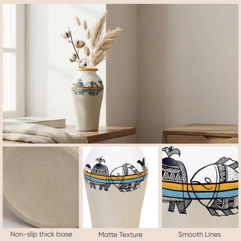 Haathi Artisinal Vase media 9