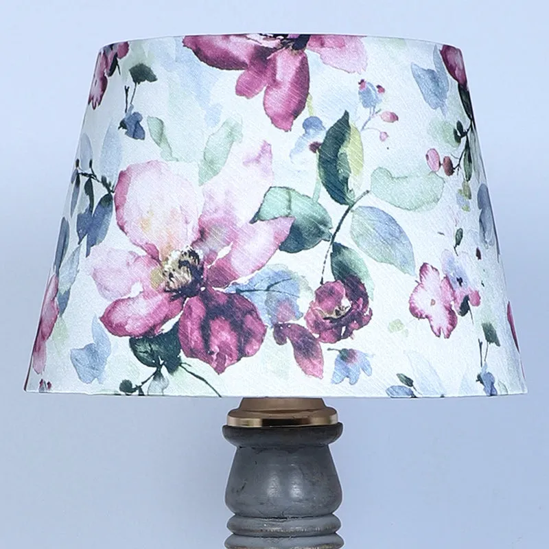 Lumikko Bantu Printed Mango Wood Table Lamp - Multicolor media 4