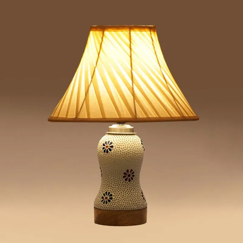Espera I Pleated Wooden Table Lamp - Multicolor media 7