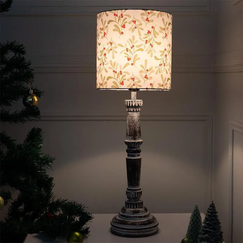 Red Berrylicious Blythe Fabric Table Lamp media 1