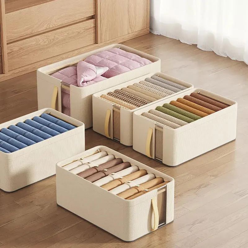Java Stack Storage Box - Beige media 4
