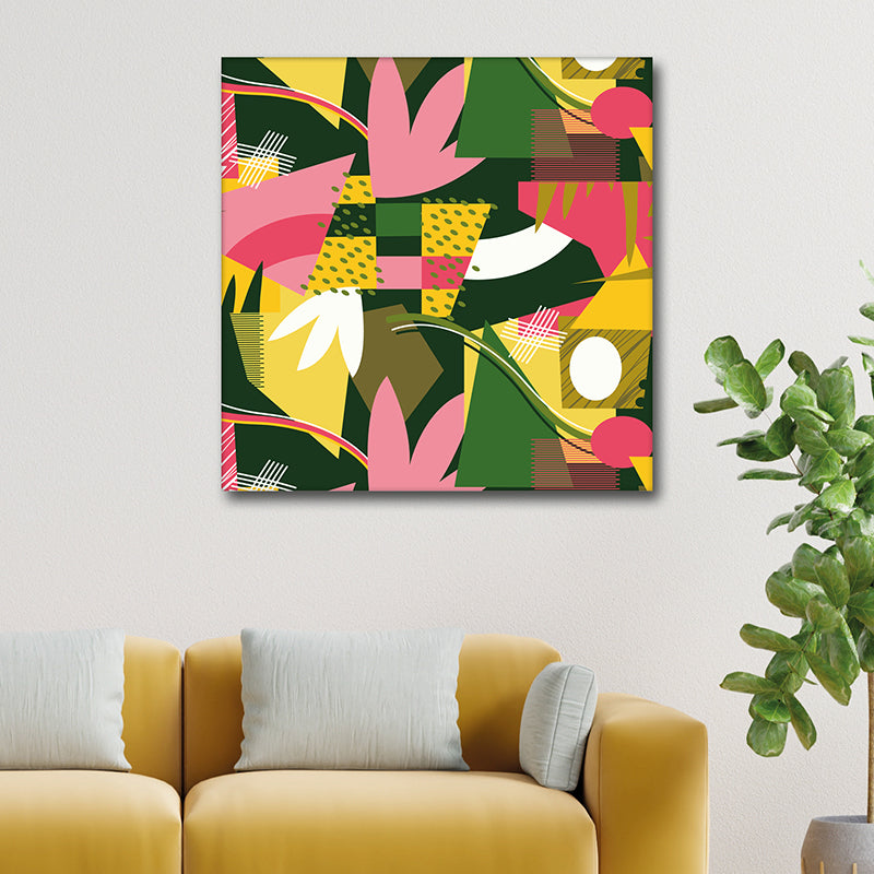 Abstract Petals Canvas Wall Art