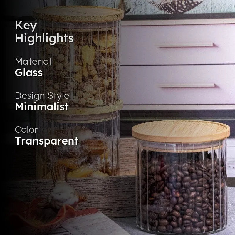 Sefona Storage Jar (685 mL Each) - Set Of Three media 2