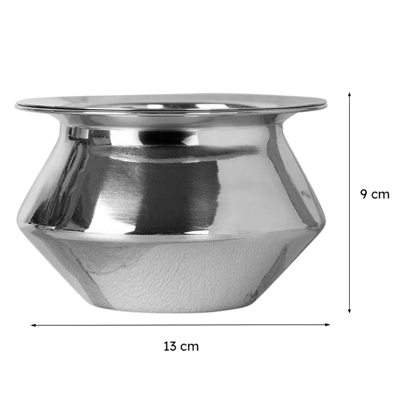 Dritha Handi With Lid - 610 mL / 5 Inches media 7