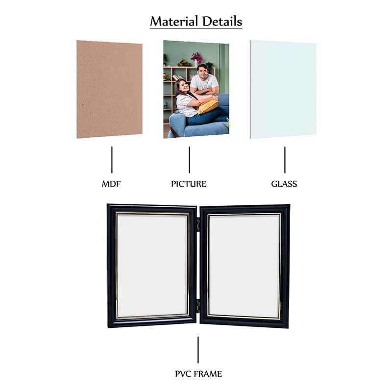 Glint Edge Duo Photo Frame - Black media 3