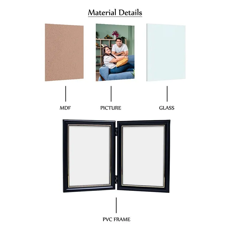 Glint Edge Duo Photo Frame - Black media 3