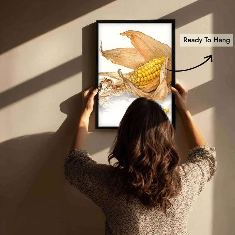 CornFarm Archival Canvas Wall Art - Black media 6