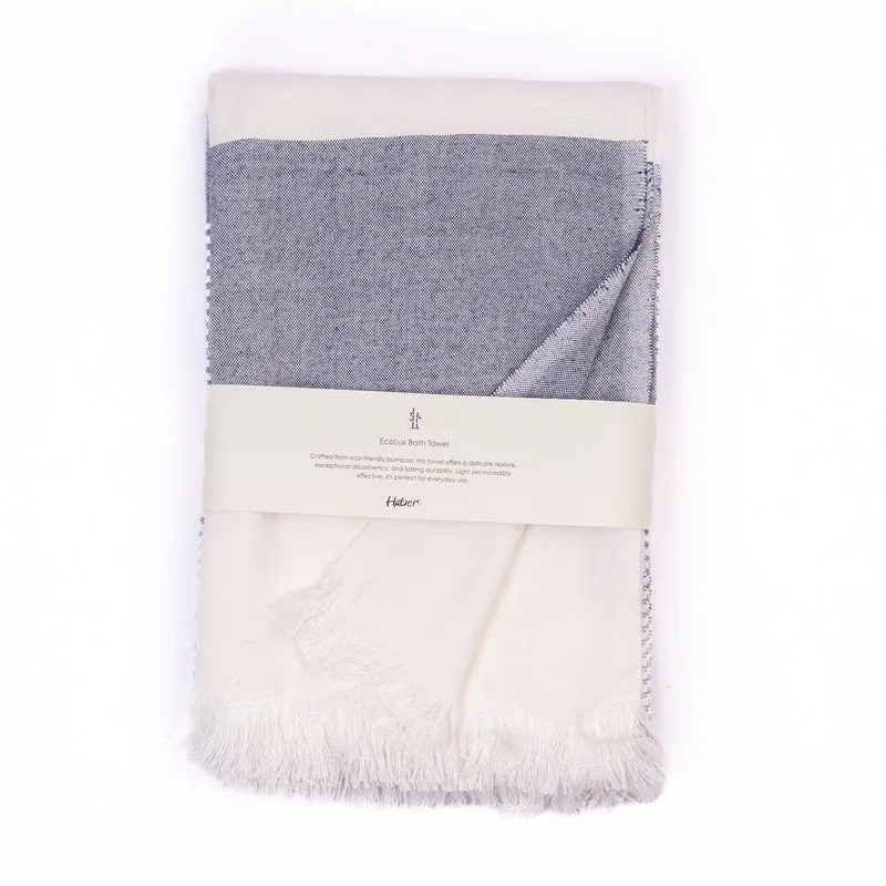 Prittle Pat Bamboo Cotton Bath Towel - Grey media 3