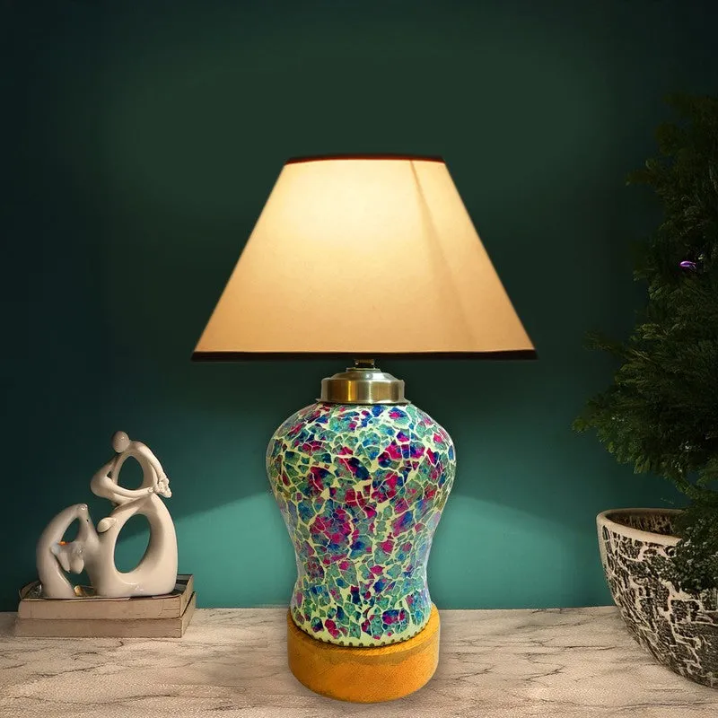 Wavirae Wooden Table Lamp - Multicolor media 1