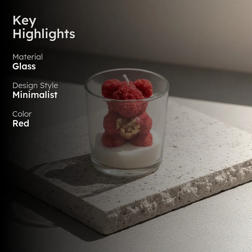 Heartfelt Glow Decorative Candles - Red media 2
