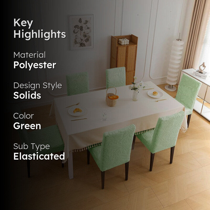 Serena Chair Cover (Light Green) - Set Of Six media 2