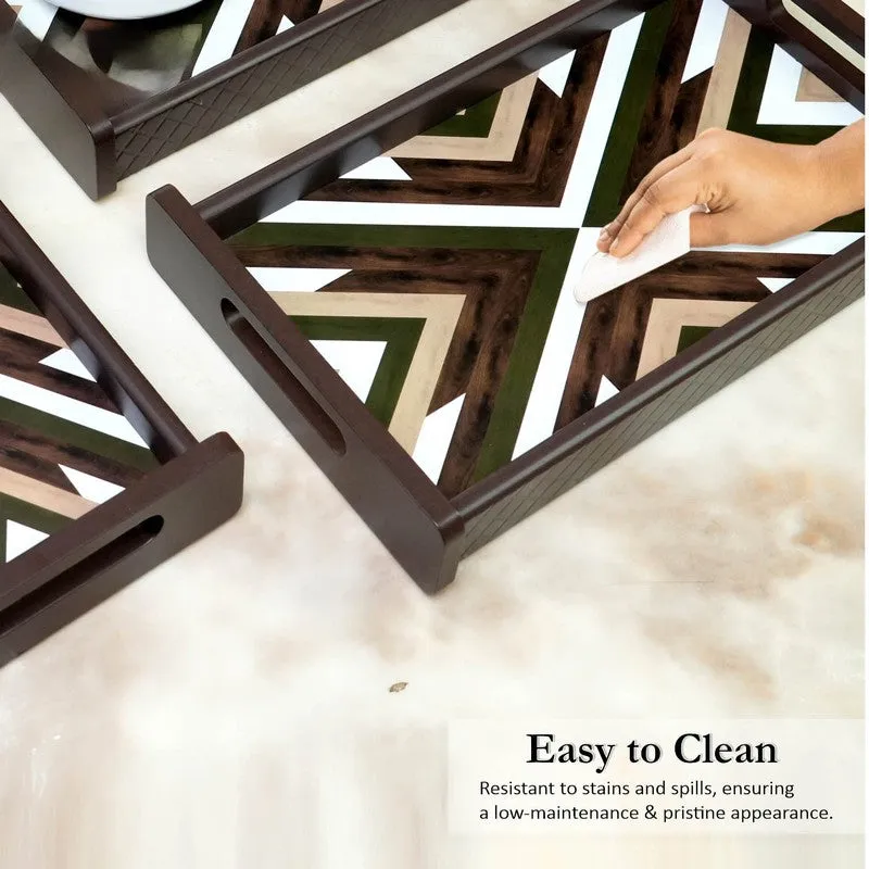 Kyro Wooden Serving Tray - Set Of Three media 5