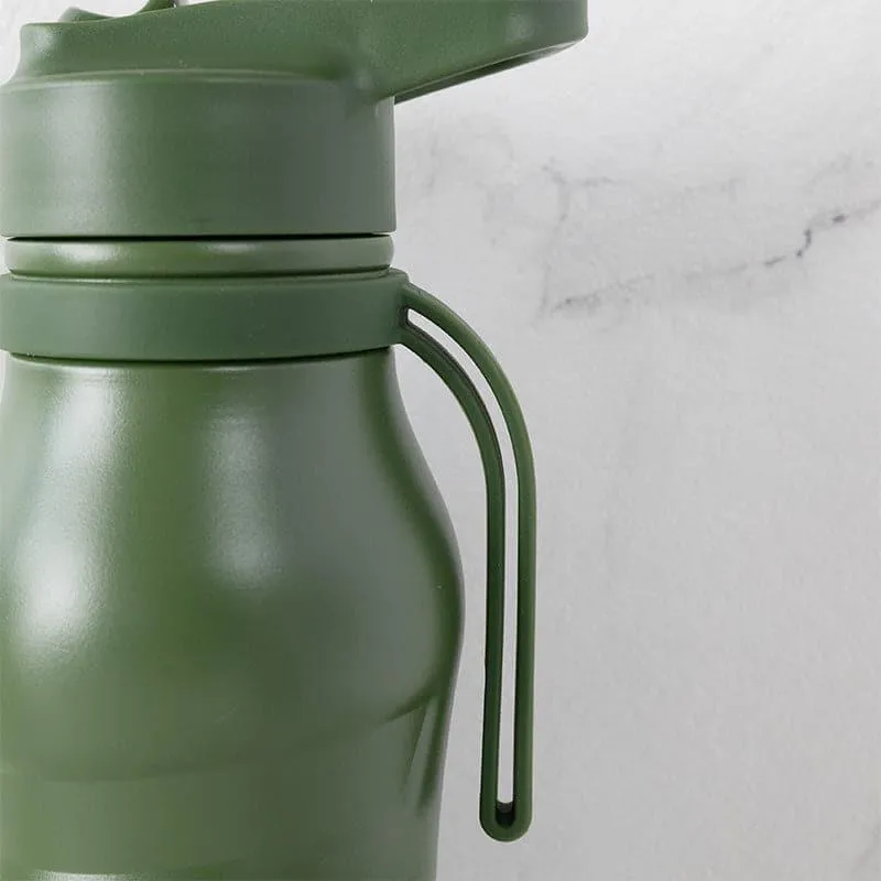 Epiquencher Hot & Cold Thermos Water Bottle (Green) - 750 mL media 5