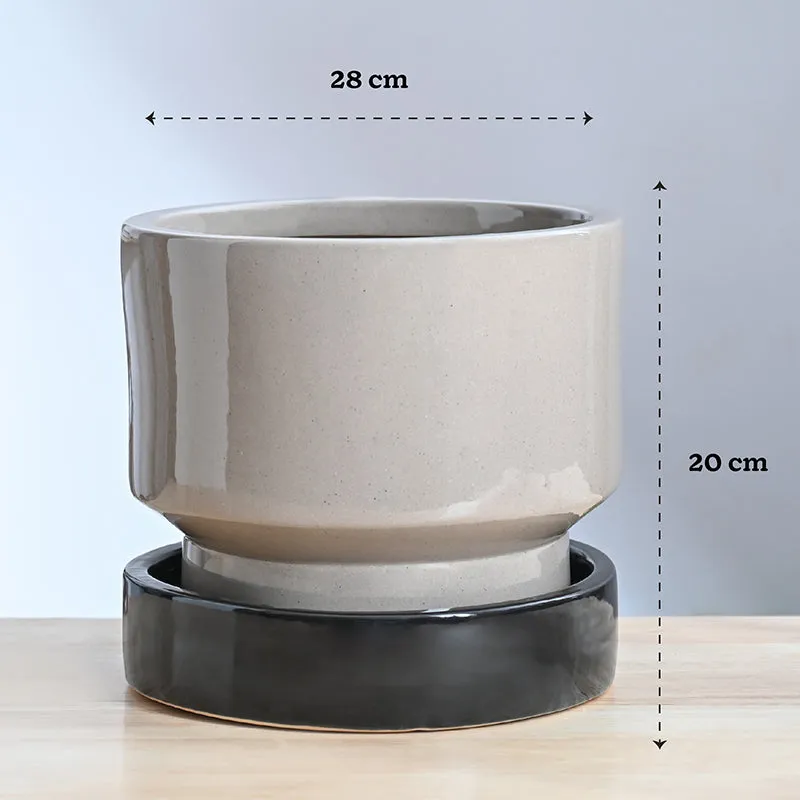 Ugaoo Pot-fection Ceramic Planter - Black media 10