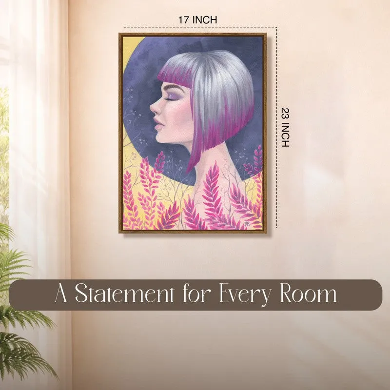 Crystal Woman Canvas Wall Art With Frame media 10