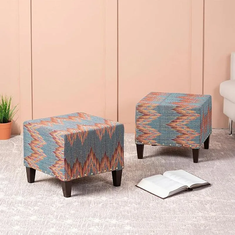 Heere Wooden Stool - Set Of Two media 1