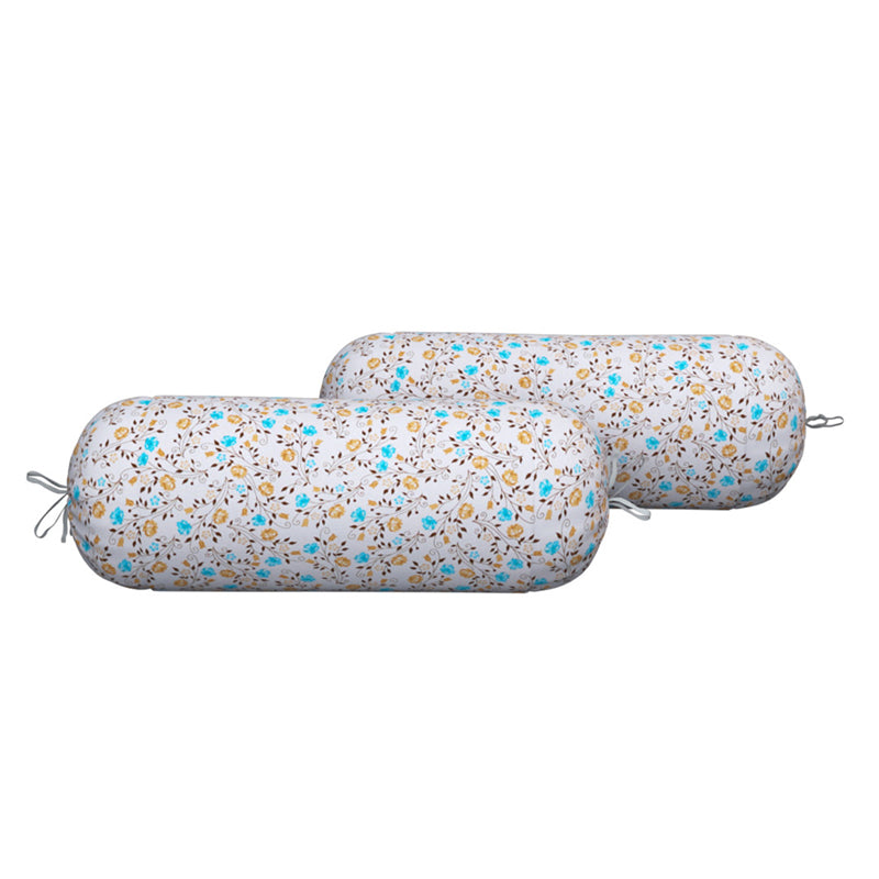 Petal Pavilion Floral Cotton Diwan Set - Blue media 6