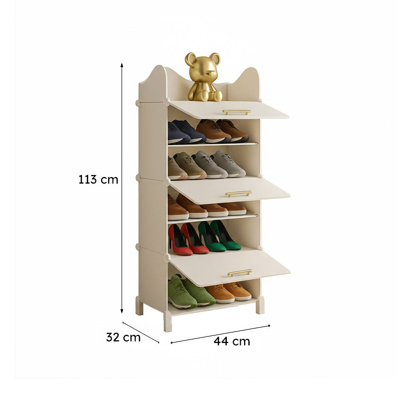 NeatWalk White Plastic & Metal Shoe Racks media 10