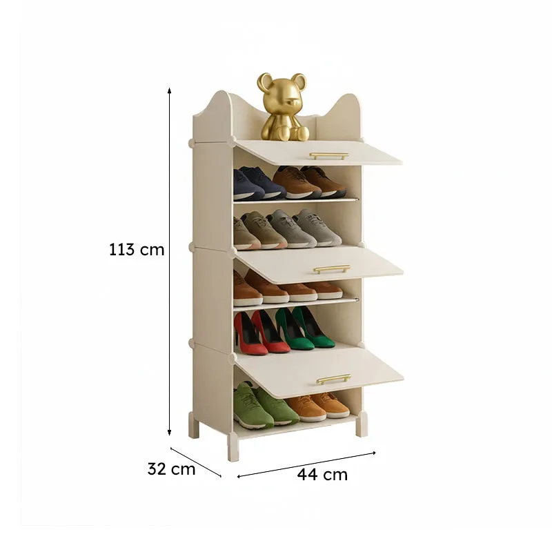 NeatWalk White Plastic & Metal Shoe Racks media 10