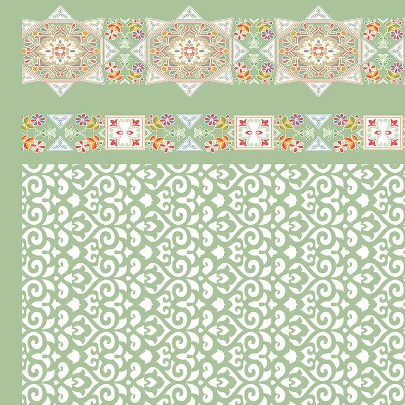 LuxeHaven Cotton Bedsheet (Green) - 180 TC media 5