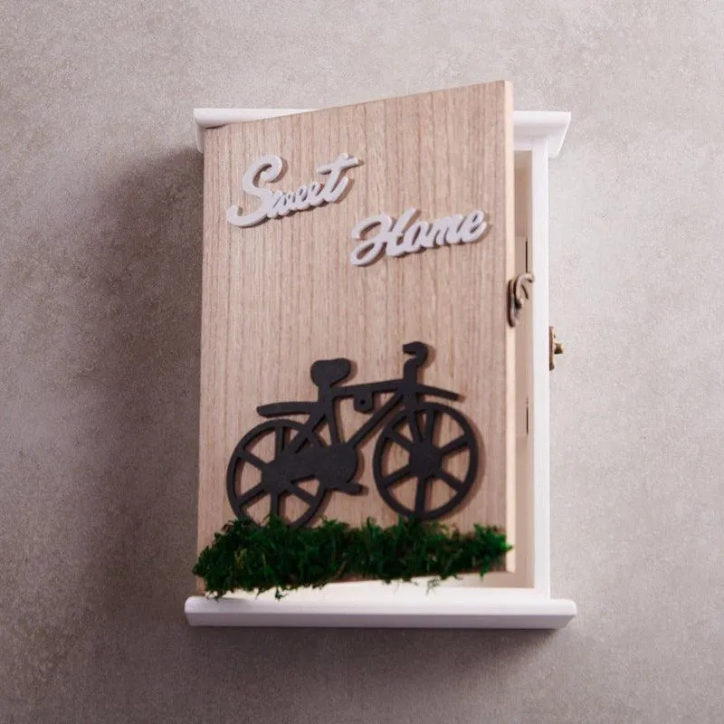 Sweet Home Wooden Ride Key Holder media 1