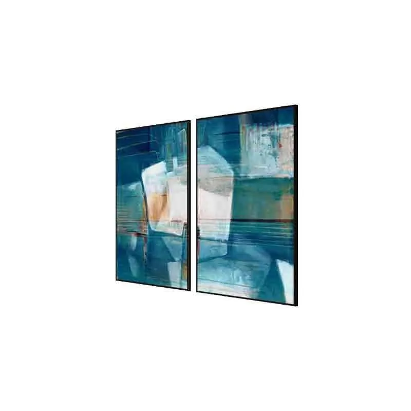 Sapphire Saga Wall Art - Set Of Two media 4