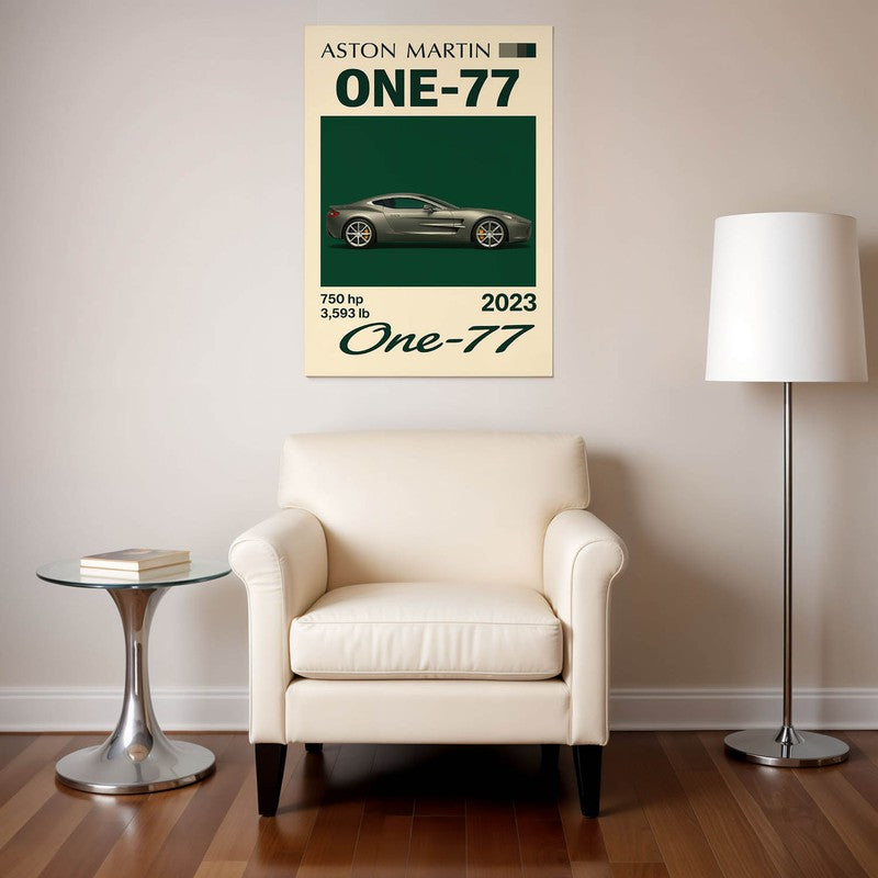 Aston Martin One-77 Wall Poster