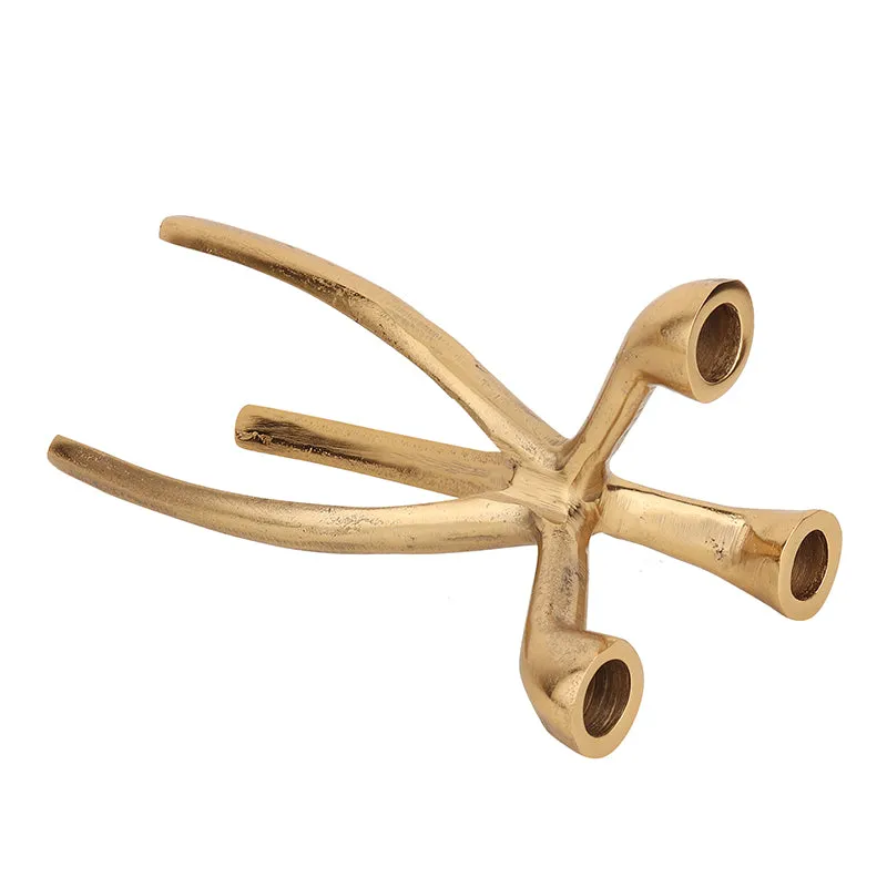 Celestara Candle Holder - Gold media 6