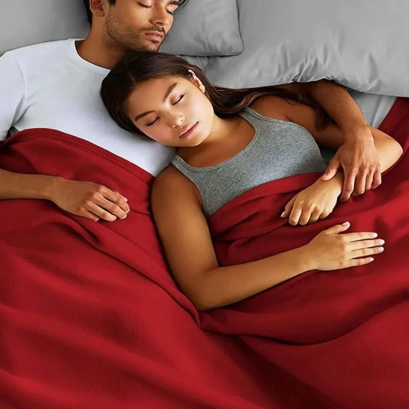Soft Elite Blanket(Red) - 220 GSM media 7