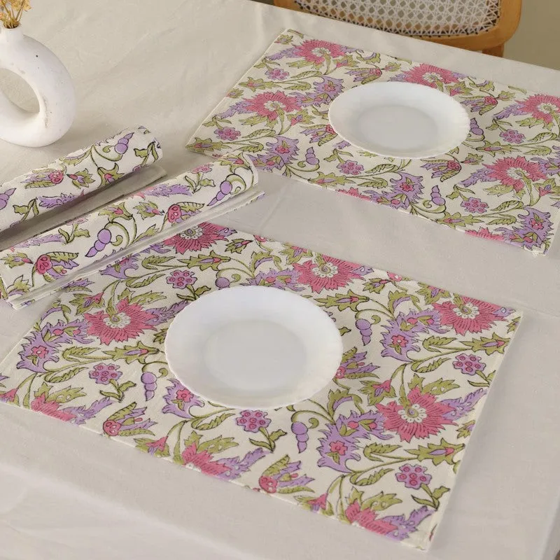 Botanical Bliss Canvas Table Mats - Set Of Two media 5