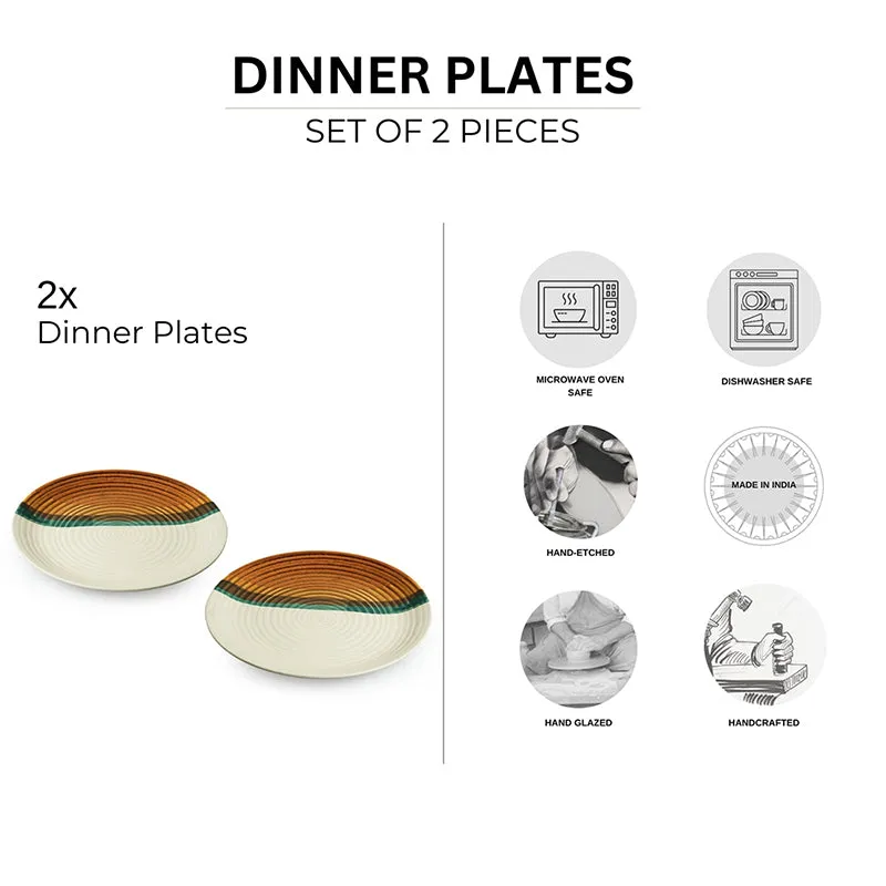 Cinnamon Grove Ceramic Dinner Plate media 5