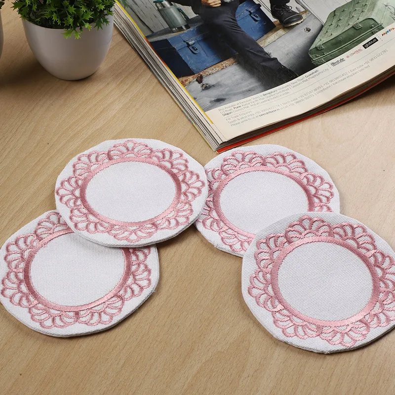 Ethno Edge Coaster (Pink) - Set Of Four media 3