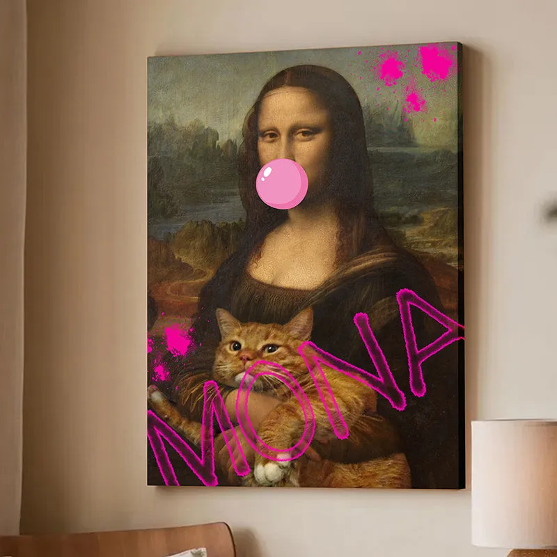 Trendy Mona Wall Art media 4