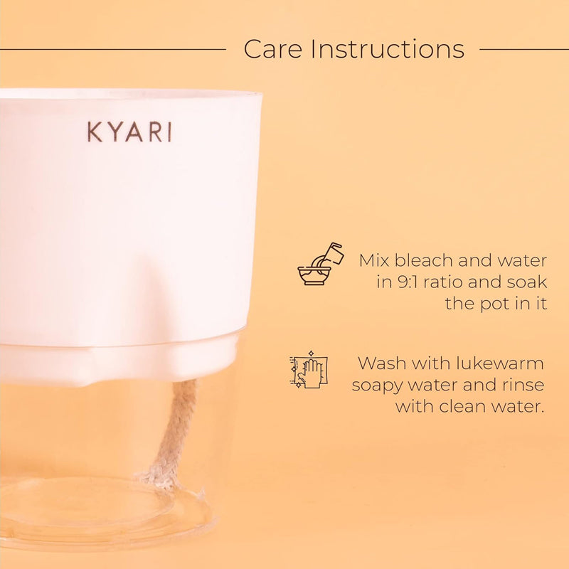 Kyari Viridian Plastic Self-Watering Pot (Multicolor) - Set Of Six media 5