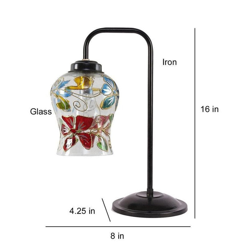 Mosaic Arch Glass Table Lamp - Multicolor media 7
