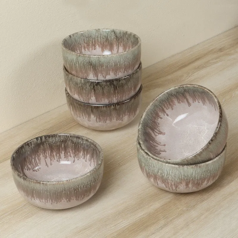 DailyBowl Snack Bowl (Pink,400 mL Each) - Set Of Six media 4
