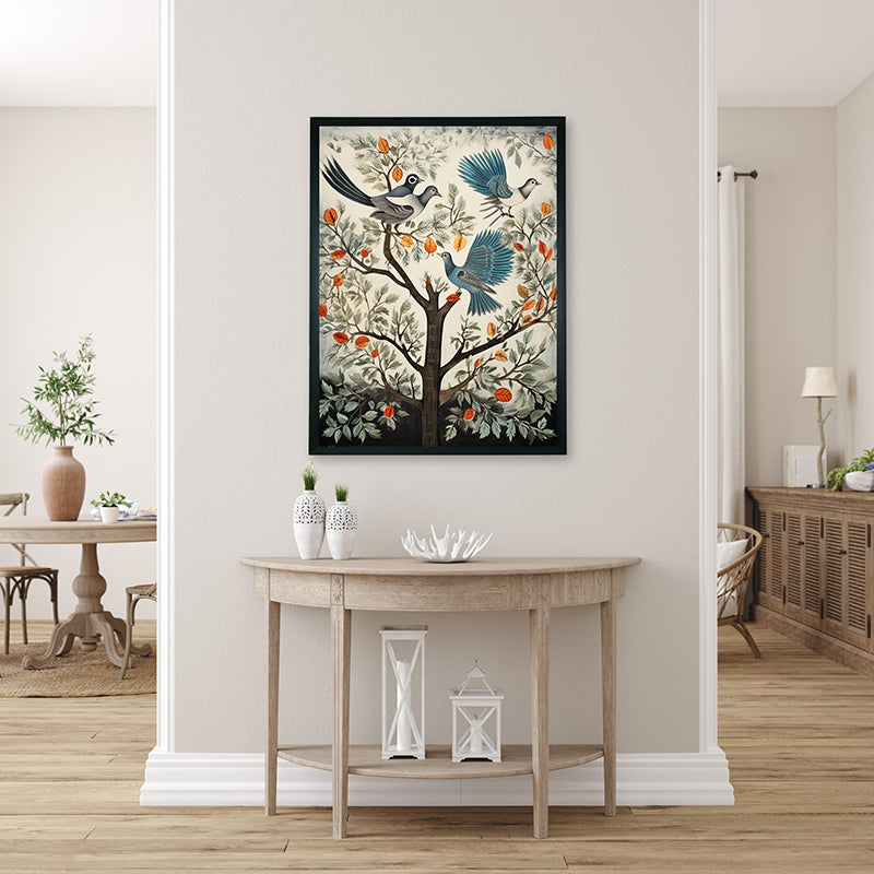 Bird Medow Canvas Wall Art media 4