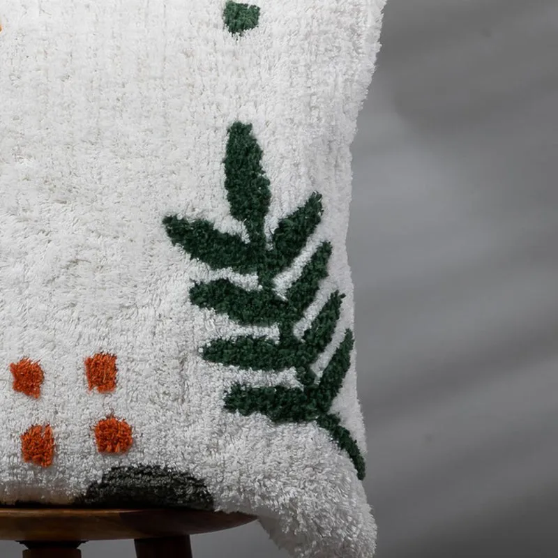 Ferna Tufted Cushion Cover - White media 3