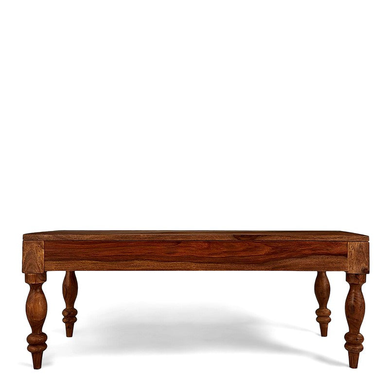 Zynex Sheesham Wooden Center Table - Brown media 7