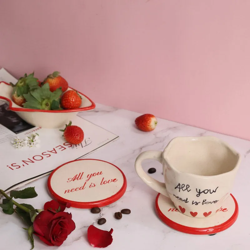 All Ceramic Tea Cup (180 mL) - Two Piece Set media 4