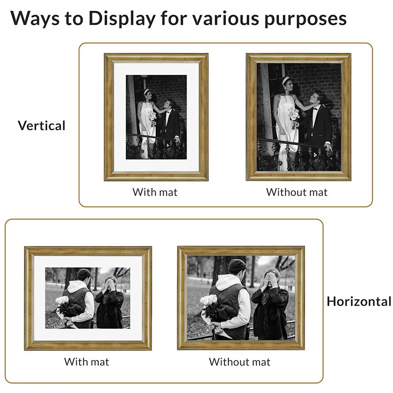Treega Photo Frame (Gold) - Set Of Four media 5