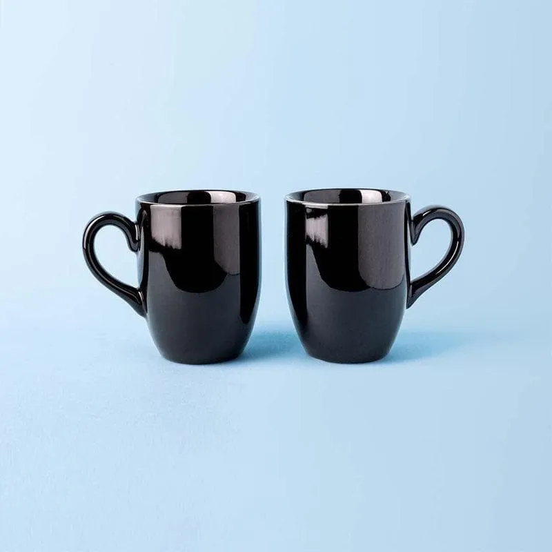 Beaming Porcelain Coffee Mug (300 mL Each) - Set of Two media 1