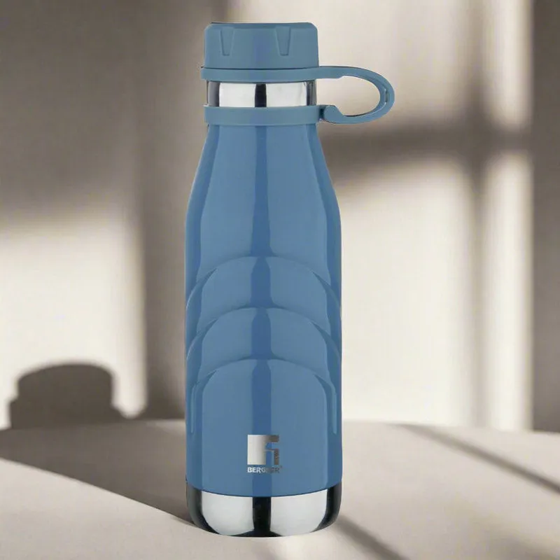 Bergner Walking Aqua Flex Thermosteel Hot And Cold Flask (Blue) - 1000 mL media 6