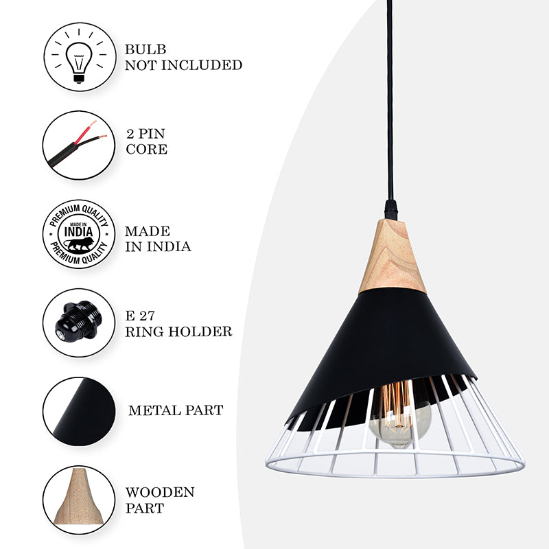 Obscura Metal Ceiling Lamp - Black media 5