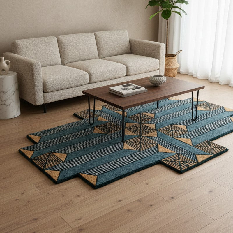 Lioren Wool & Viscose Carpet - 5 x 8 ft